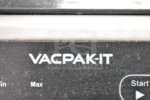 VacPak-It 186VME16SS External Vacuum Packaging Machine, 16" seal bar, 120V, 1 Phase, features start button.