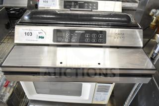 VacPak-It 186VME16SS External Vacuum Packaging Machine with 16" Seal Bar. 120 Volts, 1 Phase.