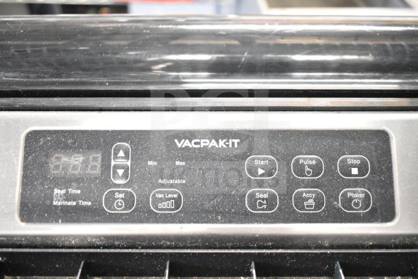 VacPak-It 186VME16SS vacuum packaging machine with 16" seal bar, digital controls, 120 volts, 1 phase.