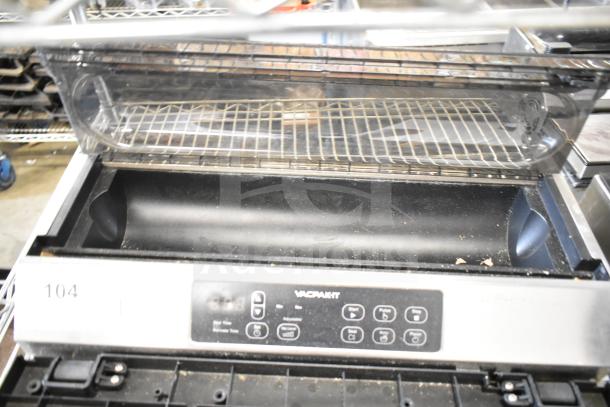 VacPak-It 186VME16SS External Vacuum Packaging Machine with 16" Seal Bar. Visible control panel, 120V, 1 Phase.