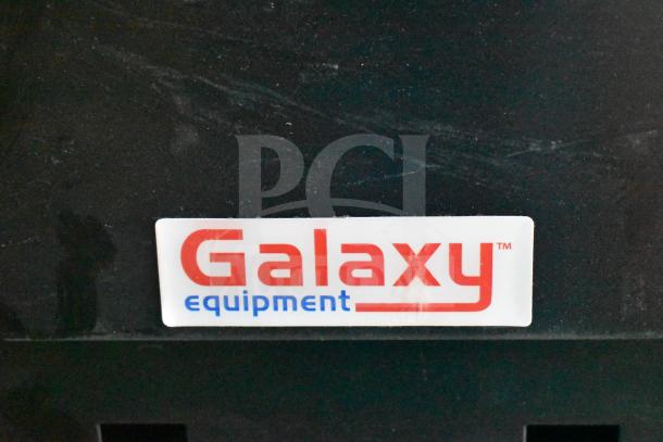 "Galaxy 177GSM2 frozen beverage machine, brand new scratch and dent, 3-gallon, pourover, 120V, visible Galaxy label."