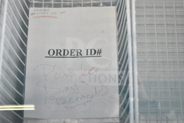 Brand new Avantco 360DFC6HCL ice cream freezer, 26 3/16", curved top, customizable, minor scratches and dents, 115V, 1 Phase.
