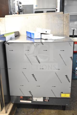 Hatco S-36 Booster Water Heater, 36 kW, 16-Gallon, 208V, 3-Phase, new with scratches and dents, labeled and boxed.