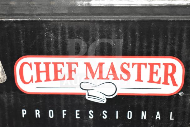 Brand new Chef Master 90217 stainless steel stove cover, dimensions 7 3/16" x 14 1/2" x 12", scratch and dent condition.