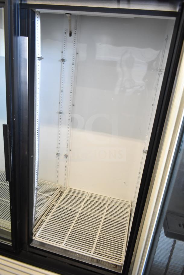 True GDM-49 Commercial 2 Door Cooler, 115V, 1 phase, shelves included, clean interior, excellent condition.