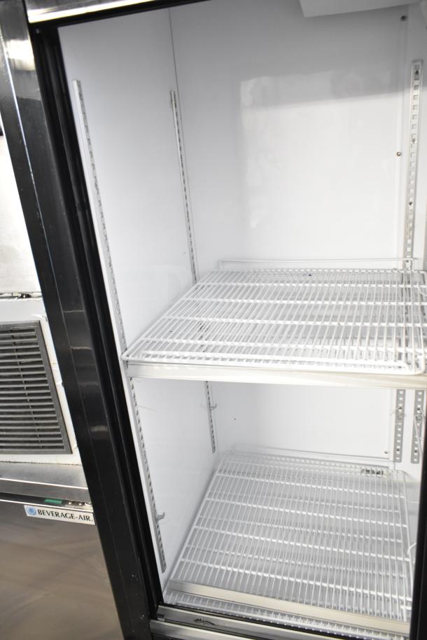 Dukers DSM-68SR 3-door reach-in cooler, 115V, 1-phase, commercial-grade, interior shelves, clean condition.