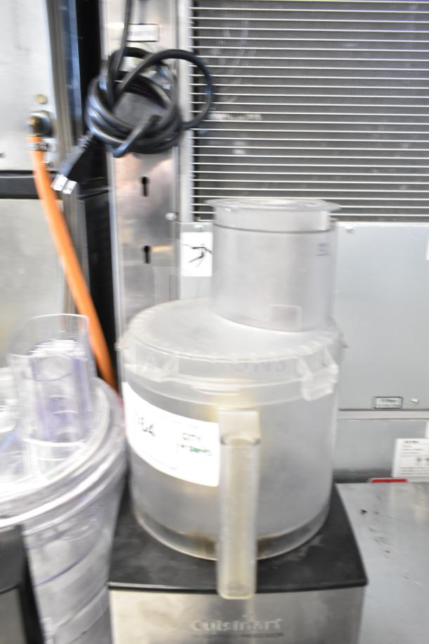Cuisinart countertop food processor with 2 bowls, 1 S blade, 115 volts, 1 phase. Appears in used condition.