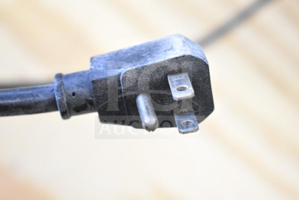 Close-up of a power plug for Turbo Air TST-48SD-18 Prep Table, 115 Volts, 1 Phase.