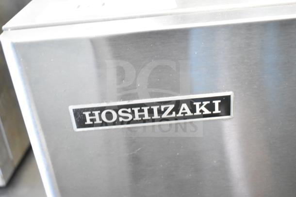 Hoshizaki KM-650MAH Commercial Ice Machine Head, stainless steel finish, 208-230V, 1 Phase, logo visible on front.
