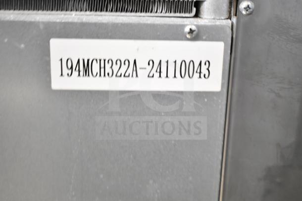 Avantco Commercial Ice Head with 275 lb Ice Bin, model 194BIN23022. Visible label: 194MCH322A-24110043.