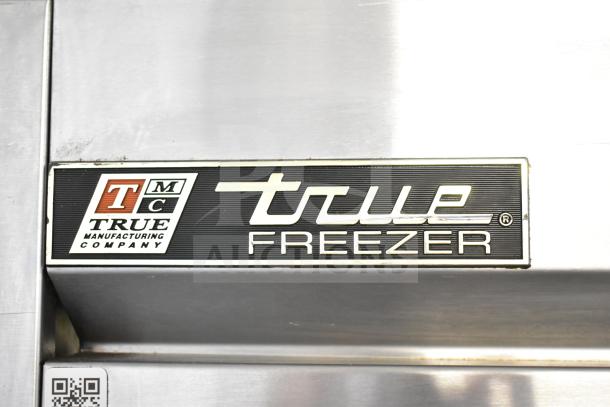 True T-49F Commercial Freezer label, features True Manufacturing logo. Model T-49F, 115 volts, 1 phase.