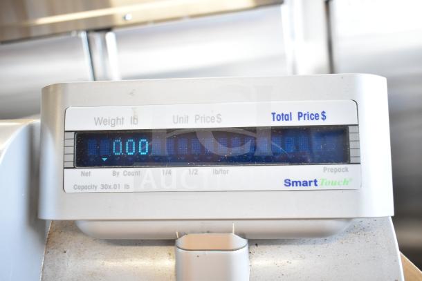 Mettler Toledo countertop food portioning scale with digital display, tested and working, Smart Touch feature, 30x0.01 lb capacity.