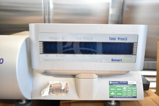 Mettler Toledo countertop food portioning scale, tested and working, no power cord. Features capacity of 30 x 0.01 lb.