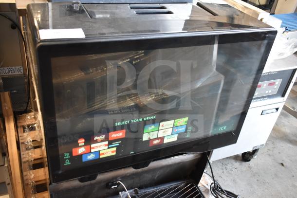 2022 Scotsman stainless steel ice head on Lancer TP30 beverage dispenser, touchscreen, automatic agitation, 115V, 1 phase.