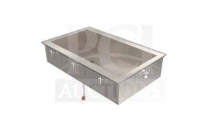 Brand new Vollrath 36491 stainless steel food well, ice-cooled, commercial-grade, in box. Serial: M319-01577133-001.