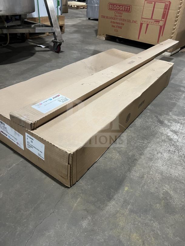 Brand new Eagle 2148E green epoxy wire shelf in original box. Commercial-grade, unopened condition with labeling visible.