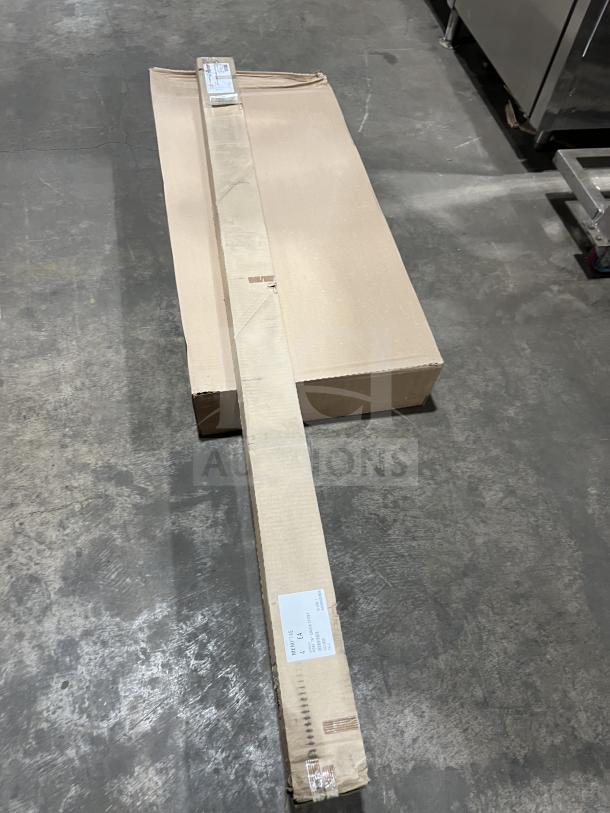 Brand new Eagle 21"x42" epoxy wire shelf with stationary post, Model 2142E, in original packaging.