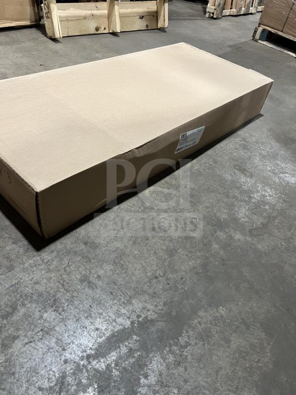 Brand new Eagle Group 21"x48" epoxy-coated wire shelf, model 2148E, in unopened box.