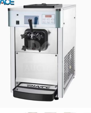 BRAND NEW Commercial Countertop Single Flavor Soft Serve Ice Cream Machine, Model 6226, in original box, stainless steel.