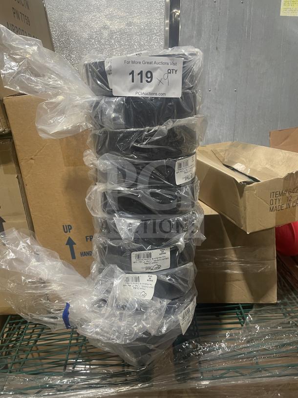 Barmaid Commercial Black Funnel, Model CR-804, brand new in plastic. Quantity 9, perfect condition.