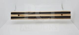 Brand new Magnagrip 12" magnetic knife and utensil holder, wood finish, dual magnetic strips, includes mounting holes.