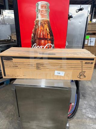 Rubbermaid Heavy Duty Dust/Waste Pan, brand new in original box, model 2533-00, visible markings and labels.