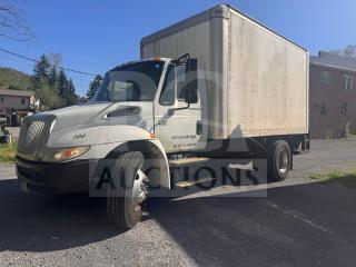 2006 International 4300 Single-Axle Box Truck w/ Liftgate. Mileage: 193319.  This 2006 International 4300 box truck is equipped with a 24 foot dry van body, a rear roll-up door, and a steel hydraulic liftgate. The truck shows prior commercial fleet use and displays exterior wear including oxidation, staining on the box, and surface rust around the rear door and liftgate. it has a conventional cab with dual rear wheels and a basic interior consistent with an older work vehicle.
According to the Virginia title, the truck has an empty weight of 25,999 pounds, a GWR of 26,000 pounds, and is powered by a diesel engine. The title also reflects an odometer reading of 30,573 miles at the time of issuance in 2016. The seller advises that the truck runs, operational testing or mechanical evaluation has been performed by the auction company. The vehicle is offered as photographed, and buyers are responsible for verifying engine operation, drivability, liftgate function, and all mechanical systems prior to bidding. The truck shows wear consistent with age and commercial service. VIN, 1HTMMAAM16H300267 Vehicles should be towed from the removal location.