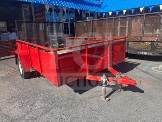 Red utility trailer (No Title)