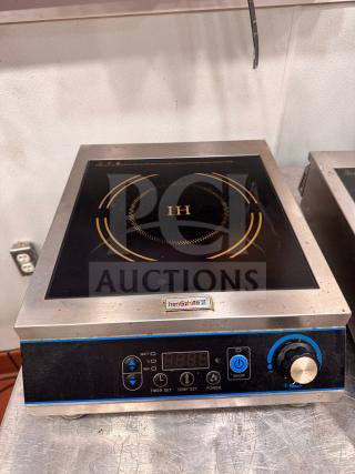 henGzhi IC-35A Commercial induction cooker, model IC-35A, with control panel and visible brand label, in used condition.