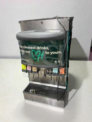 Flawless Tractor Beverage Co. juice dispenser, model TRC-M-JCE-0023, 115V, multi-flavor, fully tested, excellent condition.