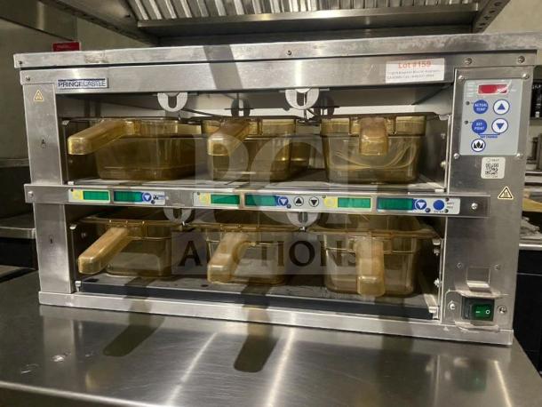 Prince Castle EHBP23 Heated Holding Bin in pristine condition, 120V/single phase, tested and working, with visible control panel and labels.