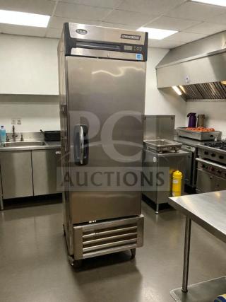 Exceptional condition Nor-Lake AdventEDGE F23-S commercial freezer, stainless steel, single door, 115V, fully tested.