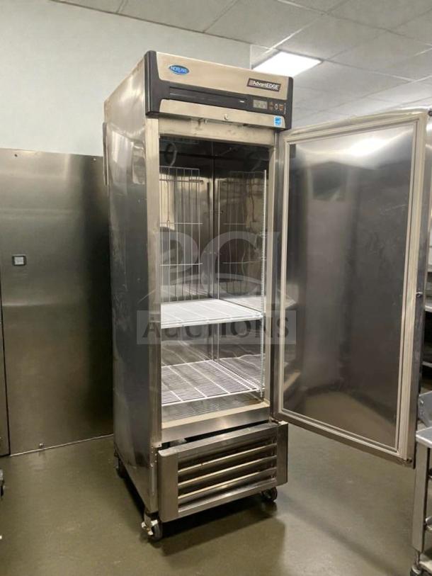 Nor-Lake AdventEDGE F23-S commercial reach-in freezer, stainless steel, single door, open, fully tested, exceptional condition.