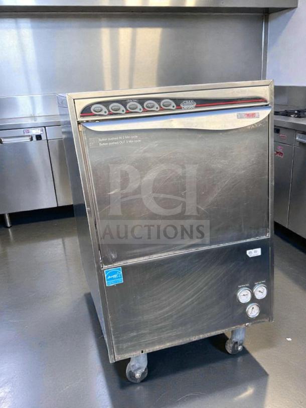 Krono DUPLA 50 USA undercounter dishwasher, premium condition, 220-240V, fully tested, stainless steel, Castel Franco, Italy.