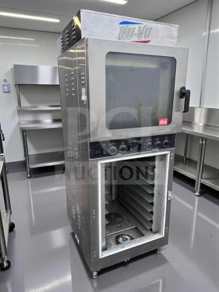 Nu-Vu OP-4/8M commercial oven and proofer combo, stainless steel, excellent condition, ETL & NSF listed, fully tested.