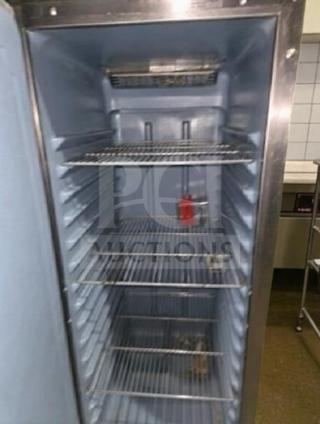 Delfield single door reach-in refrigerator, stainless steel, premium condition, fully operational, model DLF-L-REF-0473.