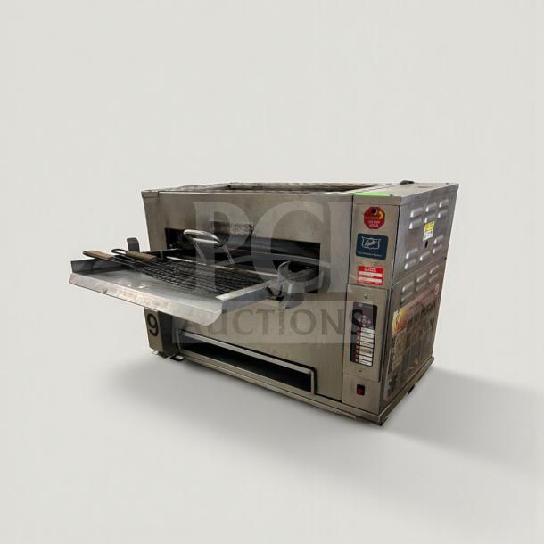 Duke Electric Conveyor Broiler Oven, Model DUK-L-BROIL-0527, immaculate condition, high-capacity, fully tested, stainless steel.