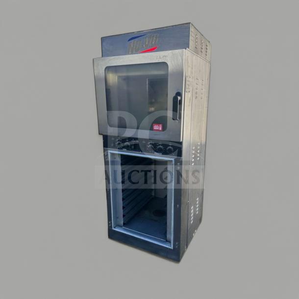 Nu-Vu OP-4/8M commercial oven & proofer, immaculate condition, 208V 3 phase, fully tested, stainless steel, Menominee, USA.