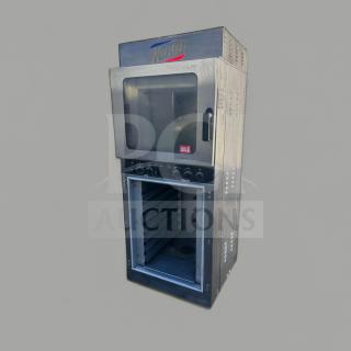 Nu-Vu OP-4/8M commercial oven & proofer, immaculate condition, 208V 3 phase, fully tested, stainless steel, Menominee, USA.