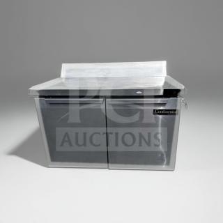 Stainless steel Continental commercial refrigerated chef base, 48" wide, outstanding condition, fully tested, USA-made.