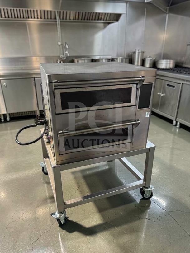 TurboChef HHD-9500 ventless high-speed countertop oven, outstanding condition, stainless steel, fully operational, 208/240V 3 phase.