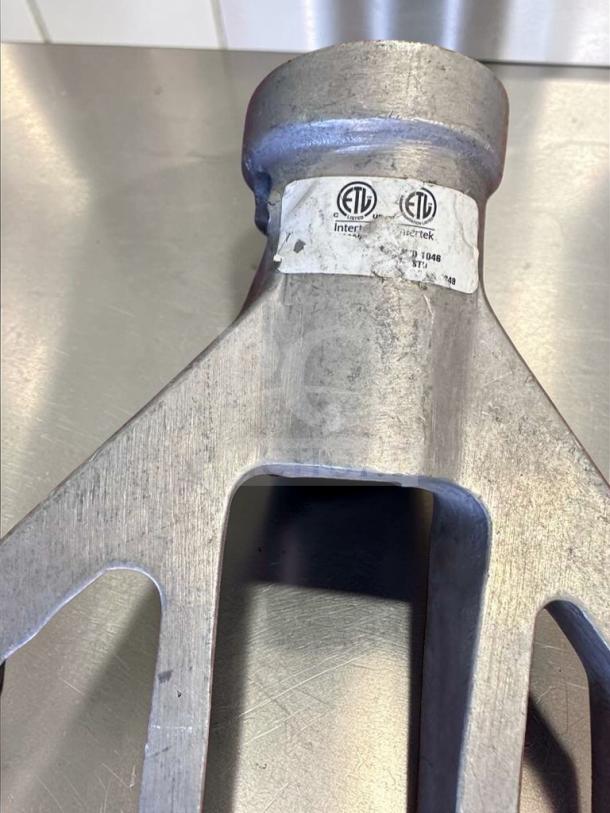 Superior condition 17" aluminum flat beater paddle, commercial mixer attachment, ETL certified, model MIX-S-BEATER-0690.