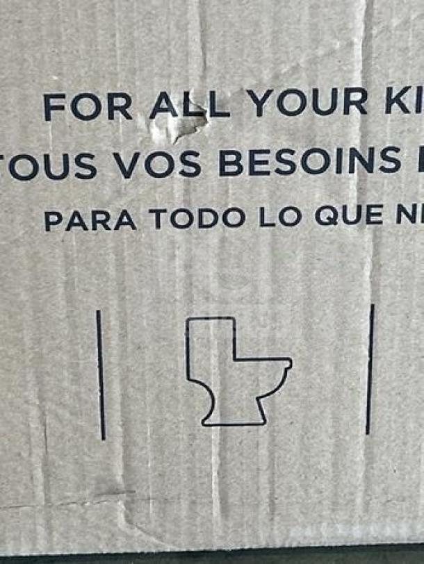 Brand new porcelain pedestal bathroom sink in box. White ceramic, model PED-S-SINK-0733. Suitable for commercial or residential use.