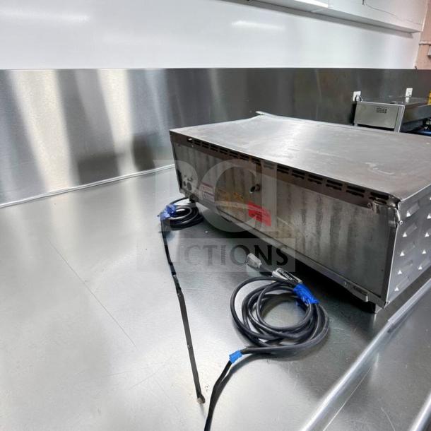 Superior condition Equipex PZ-4302D Sodir countertop commercial pizza deck oven, stainless steel, 208–240V, fully tested.