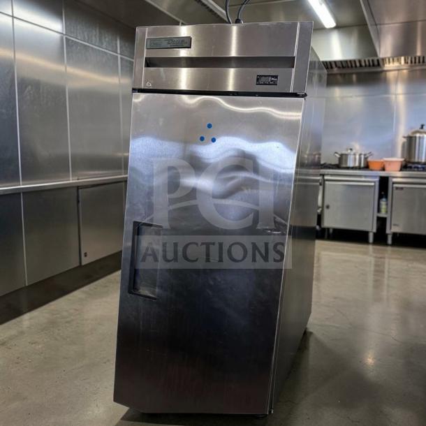 True T-23-HC reach-in refrigerator, 27" single stainless steel door, excellent condition, energy-efficient, fully tested.