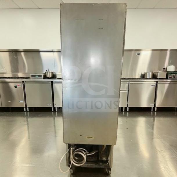 Blue Air BSR23-HC commercial reach-in refrigerator, stainless steel, 26", bottom mount, fully tested, operational, elite condition.