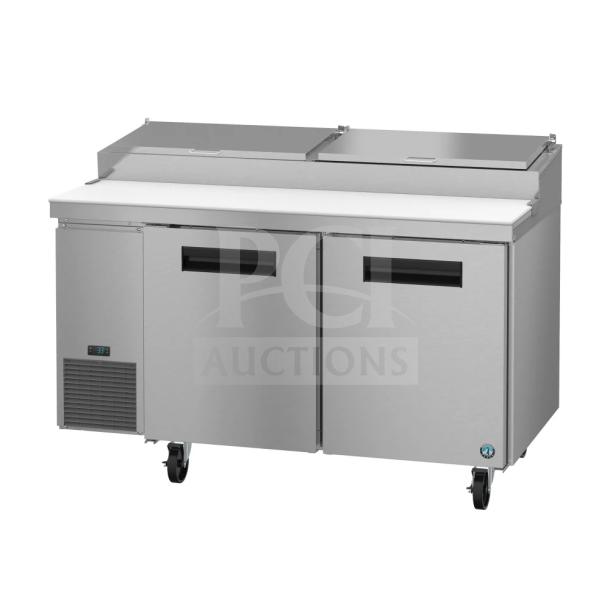 2021 Hoshizaki PR60B 60" Steelheart Pizza Prep Table, scratch and dent, refrigerated base, 115V, 1 Phase, new condition.