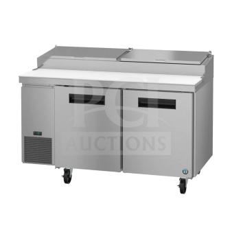 2021 Hoshizaki PR60B 60" Steelheart Pizza Prep Table, scratch and dent, refrigerated base, 115V, 1 Phase, new condition.