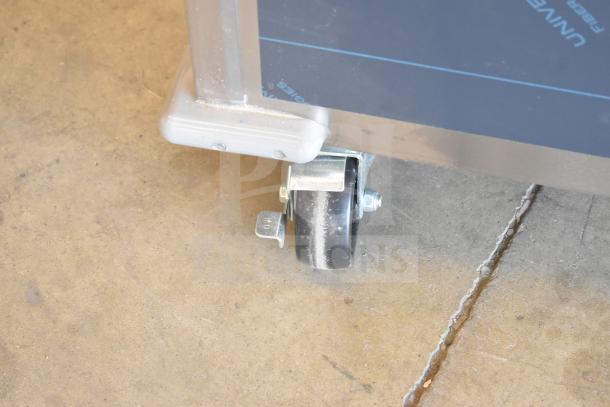 BRAND NEW Delfield CAB2-1013ET heated mobile dish dispenser wheel and caster. Scratch and dent condition.