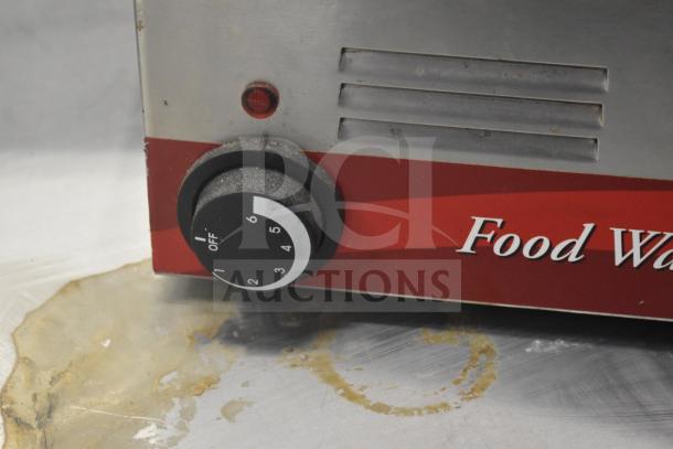 Avantco 177W50 Countertop Food Warmer, temperature dial, 120 volts, used condition, minor surface wear.